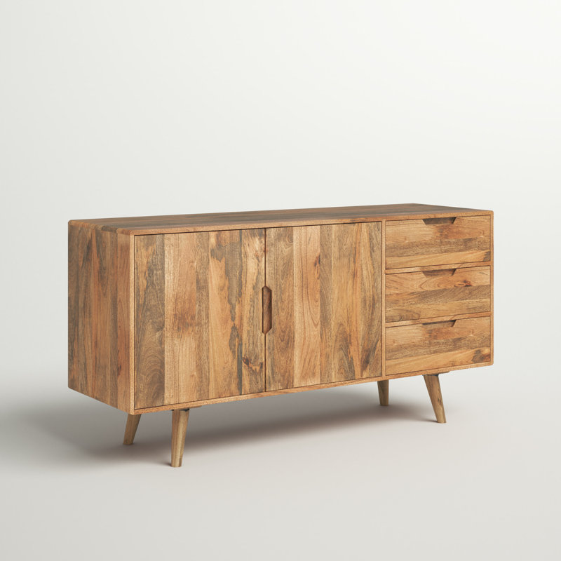 Adeel 145cm Solid Wood Sideboard