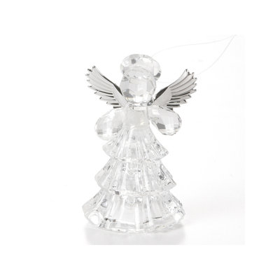 Figurine suspendue fée en acrylique