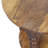 Solid Wood Spindle Round Side Table