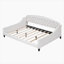 Lit de jour style cerisier avec lit gigogne simple et ensemble de lattes inclus Finition cerisier-471424589-471424586
