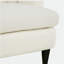 Chaise rembourrée décorative, fauteuil rembourré, convient aux salons et aux chambres à coucher, beige
