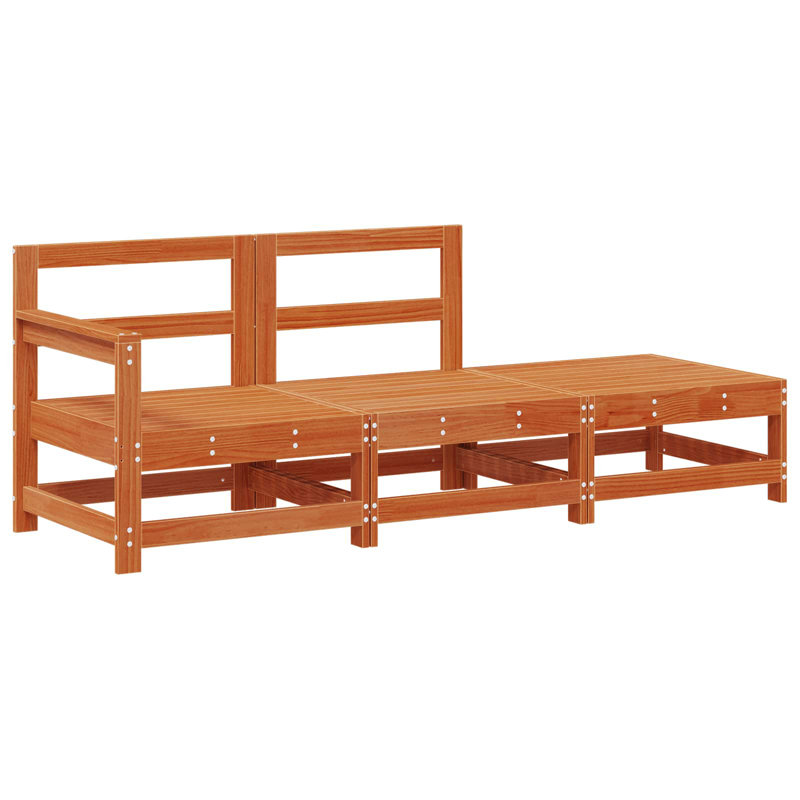 190cm Wide Patio Sectional Set, 3