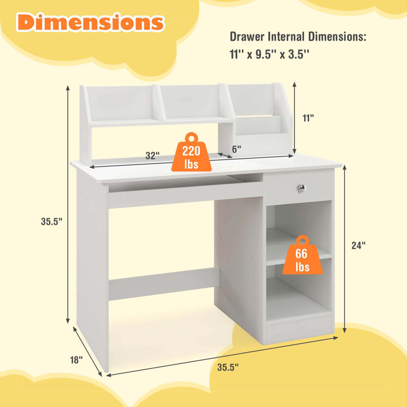 Makeda Writing Desk