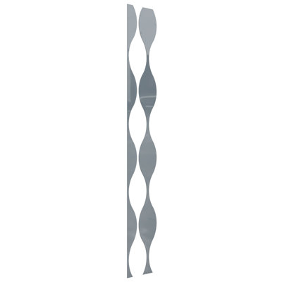 Ozark Adjustable Acrylic Decorative Slat Wall Panel Kit (9-Pack)