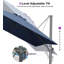 Cantilever Patio Umbrella Outdoor Aluminum Offset Square Umbrella with 3 Years Fade Resistance Recycled Fabric and 360-degree Rotation-22393216-22393227-22393229