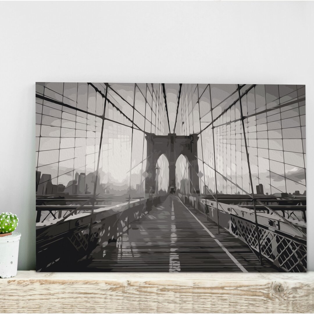 Leinwandbild New York Bridge Malen nach Zahlen