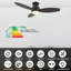 Ventilateur de plafond intelligent de 122 cm (48 po) avec moteur CC, lumière DEL et télécommande-322009519-512007611