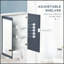 Armoire à pharmacie murale avec miroir et tablettes réglables, parfaite pour les salles de bain modernes et un rangement efficace