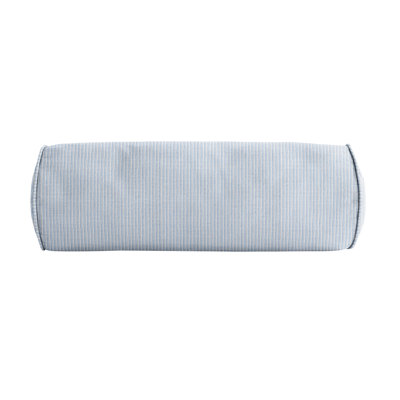 Sunbrella Outdoor Solid Textured Corded Bolster Pillow Single