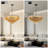 Crystal Drum Chandelier (Black)