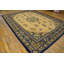 Antique Peking Chinese Floral, Medallion Ivory 1920s Rug