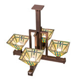 Meyda Tiffany & Stained Glass 4 - Light Pendant
