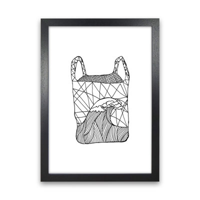 Plastic Bag 1 Piece Wall Art