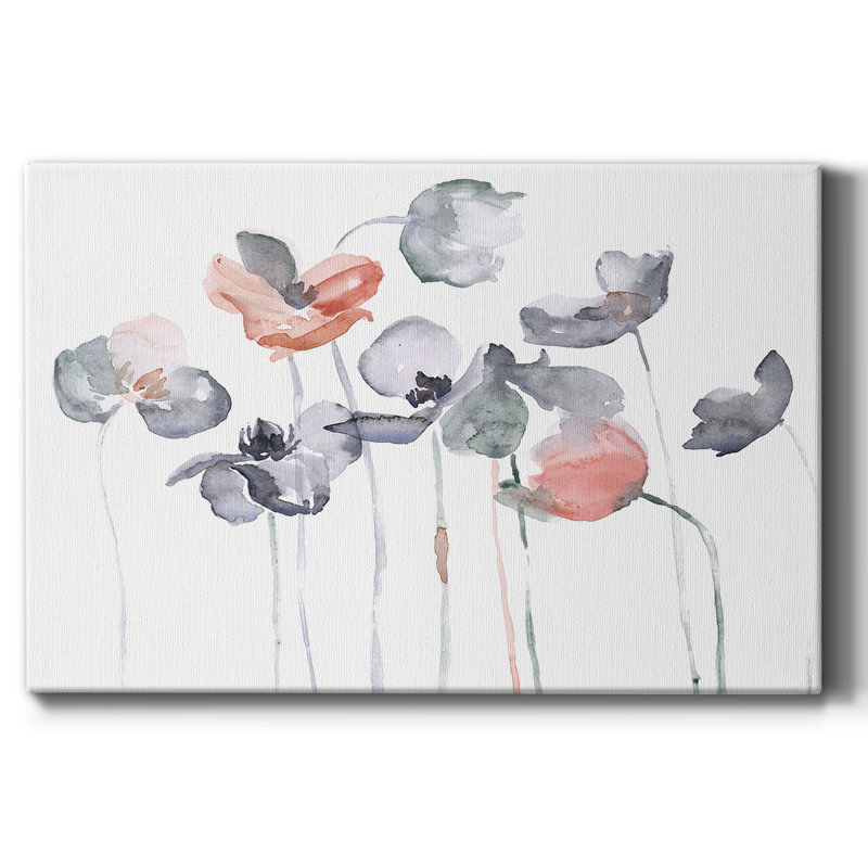 Poppy Haze I - impression sur toile tendue, L 18 po x H 12 po