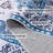 Machine Washable Indoor&Outdoor Area Rug Non-Slip Backing Blue Vintage Low Pile Rug for Living Room Bedroom Dorm Hotel-484411282
