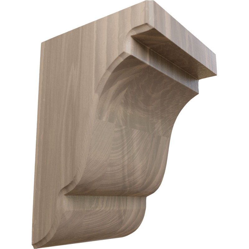 Support Bedford, Noyer, 5,25 po X P 5 po X P 7,5 po H