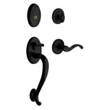 Logan Complete Inactive Logan Dummy Handleset with Lever and Rosette