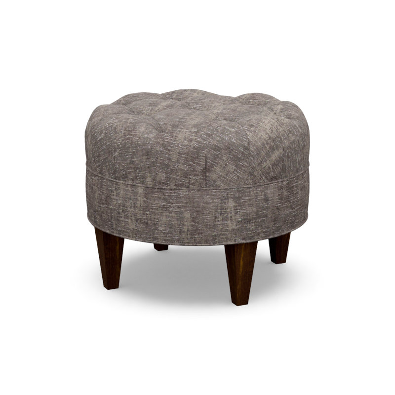 Round Ottoman, Walnut, 3906-99