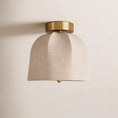 12" Single Light Flush Mount