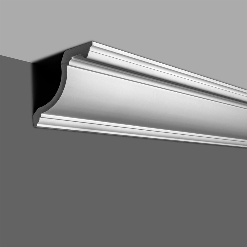 Moulure couronnée H 6 1/8 po x l 94 1/2 po x P 4 3/4 po, 2 Pack