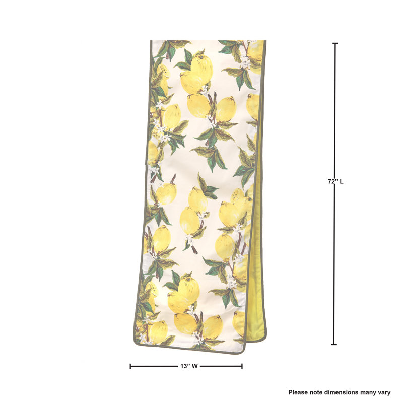 Chemin de table floral 100% coton