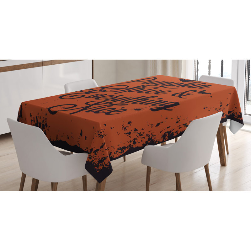 Pumpkin Spice Tablecloth, 70" x 52"