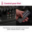 Dimplex Emberley Electric Stove, Black 3-sided Electric Fireplace With Choice Of Flame Speeds And Brightness