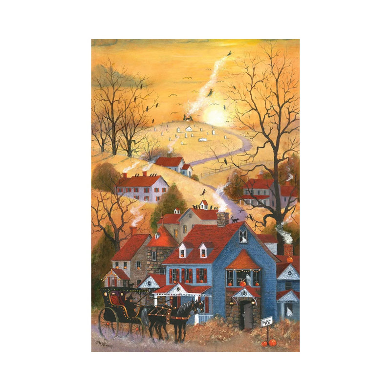 Witch House 1 Piece Wall Art on Canvas, 101.6 cm H x 66.04 cm W x 3.175 cm D, Does Not Apply