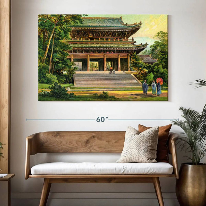 Temple japonais rétro
