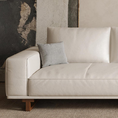 Medieval style tofu block wabi-sabi style sofa