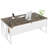63-Inch Moden Compute Desk With Storage Shelf ,Home Office Desk Writing Table For Workstation-1864921539-1864921540