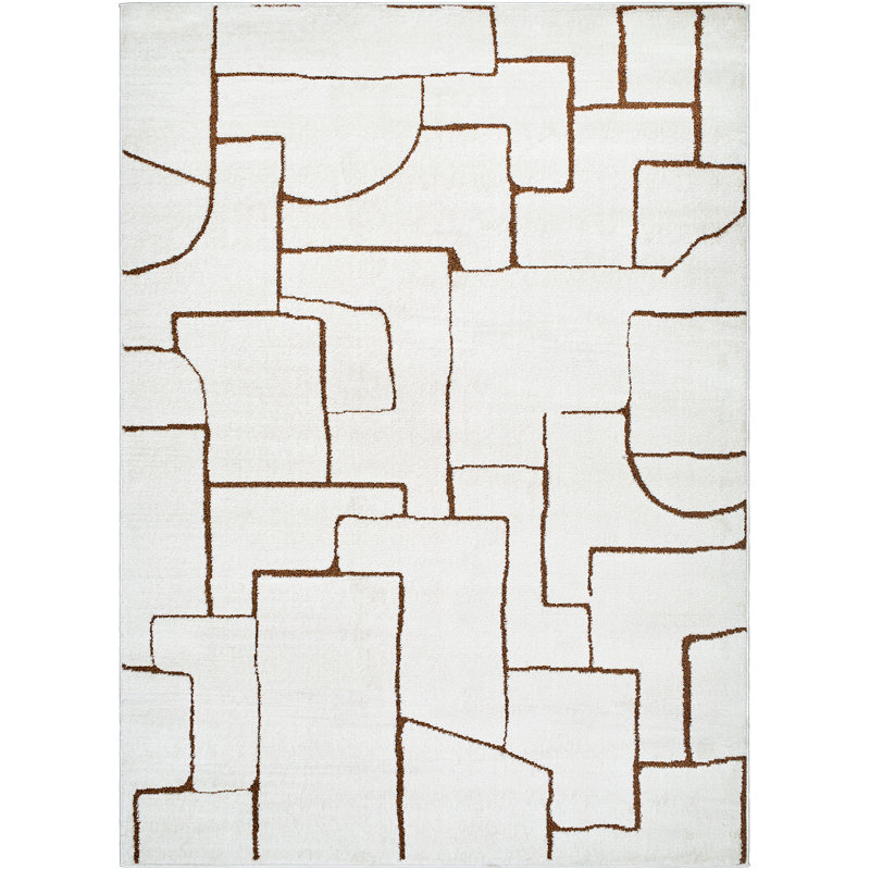 Beyanka Abstract Machine Tufted Area Rug, Rectangle 140 x 200 cm