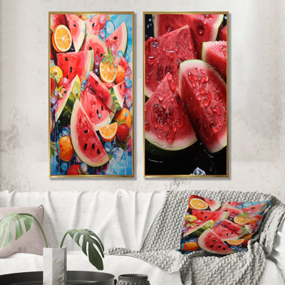 Ensemble d'art mural sur toile Whimsy