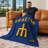 Machine Printed Throw Blanket