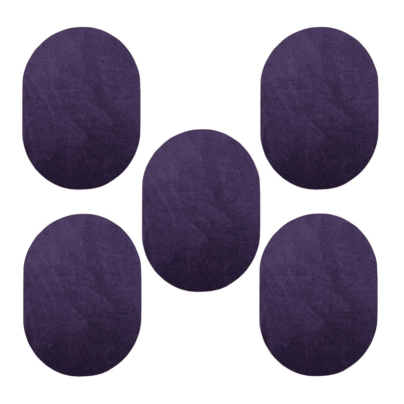Ensemble de tapis intérieur / extérieur en polyester touffeté à la machine Servare, Ovale 2 pi x 3 pi