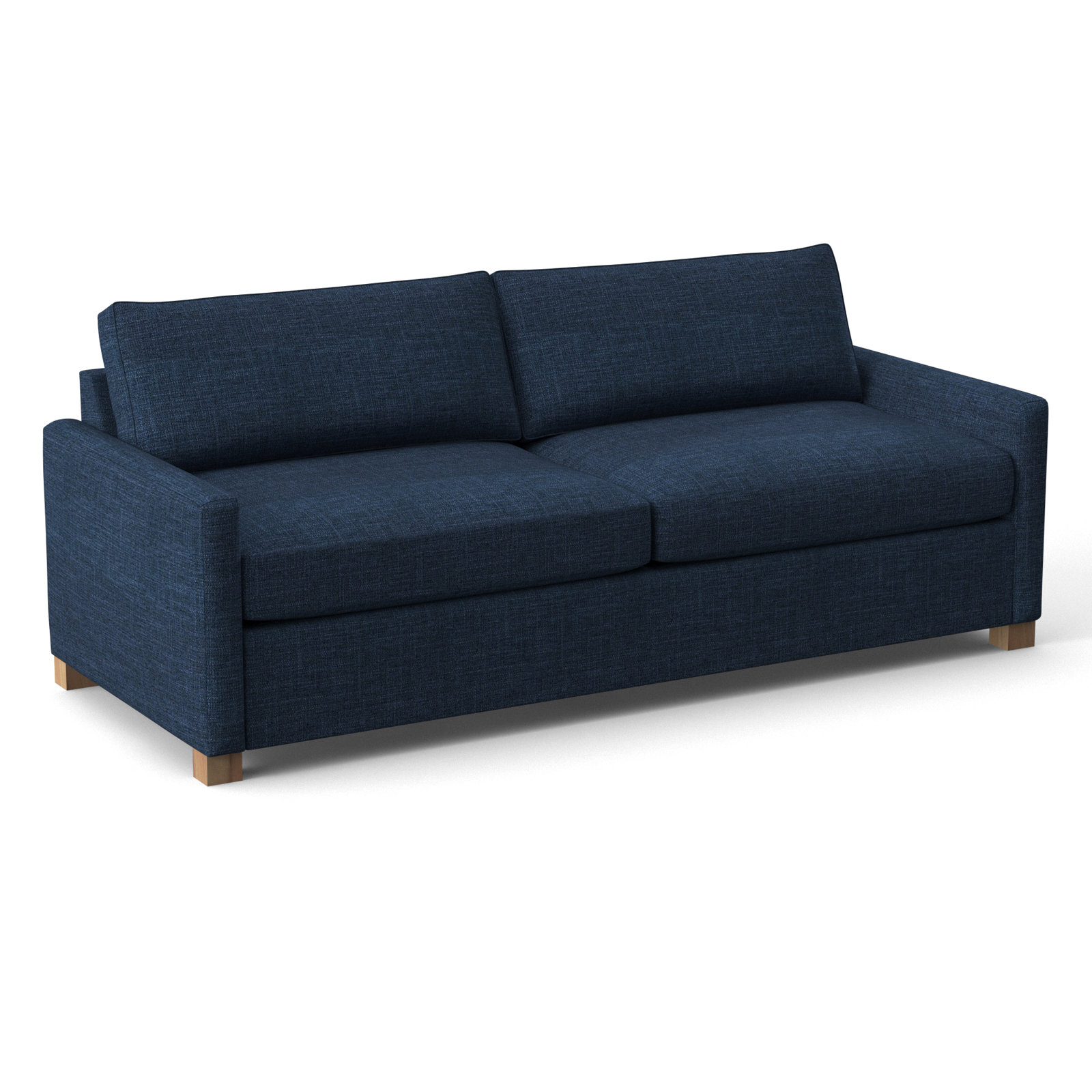 Louisa 87'' Square Arm Sofa Bed, Archetype Admiral Performance Basketweave