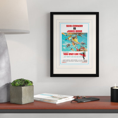 You Only Live Twice" Framed Vintage Advertisement Twice - Single Picture Frame Print