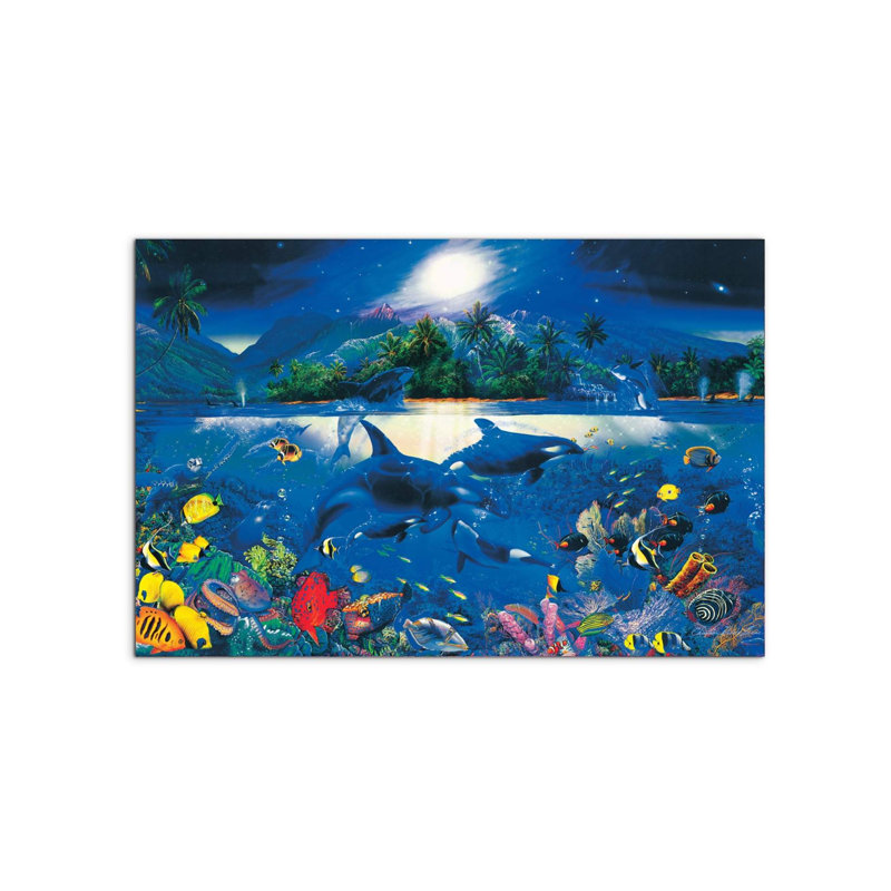 Magic kingdom by Art Studio 53×80 cm MetalArt Materic Aluminum Satin Effect, Frameless Panel, Lightweight Ready to Hang