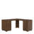 60"W L-Shaped Desk With 2 USB Ports and 3 Power Ports, Storage-201469355