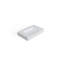 Lavabo de salle de bain mural rectangulaire en résine blanc mat 31,4 po x 19,6 po Badeloft WT-04-D-M-35943825