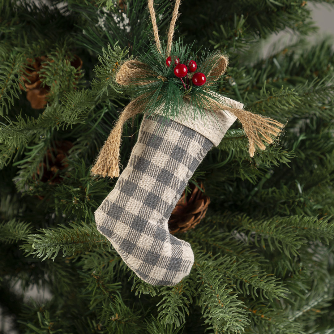 5.90'' Handmade Fabric Holiday Shaped Ornament The Holiday Aisle®