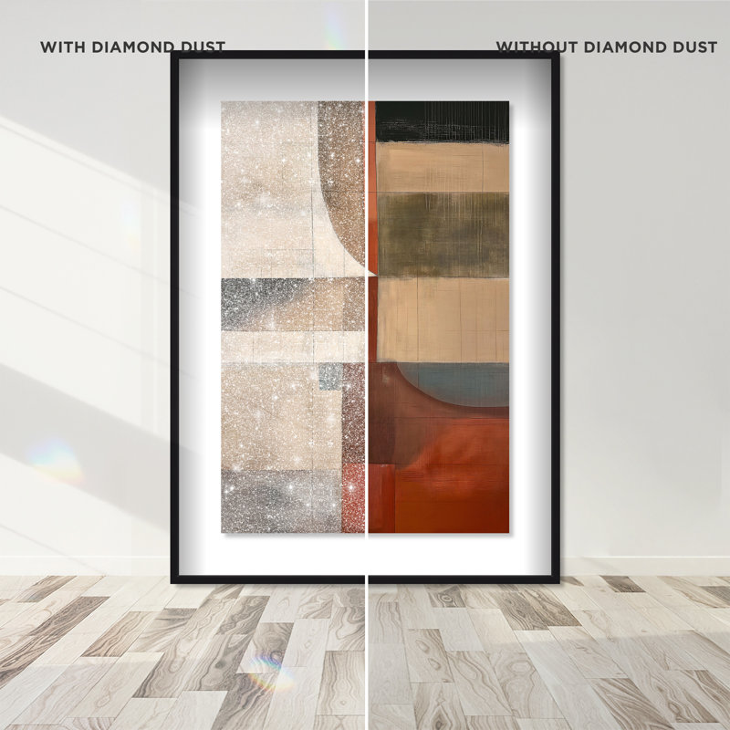 Pattern Pulse III Shadowbox Abstract Print by Oliver Gal, Black Frame, 10 x 15, 16.5"H x 11.5"W, Black Frame