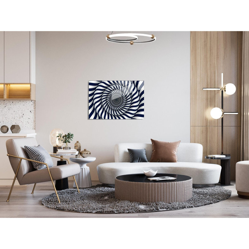 Boze Wall Decor on Tempered Glass, 50cm H x 70cm W