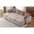 1113.4 Inch Sectional Sofa Pull-Out Bed With Large Storage, USB Ports, And Cup Holders For Living Room-146709459
