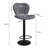 Swivel Bar Chairs, Adjustable Counter Height Bar Stools With High Backrest, Set Of 4-1093367577
