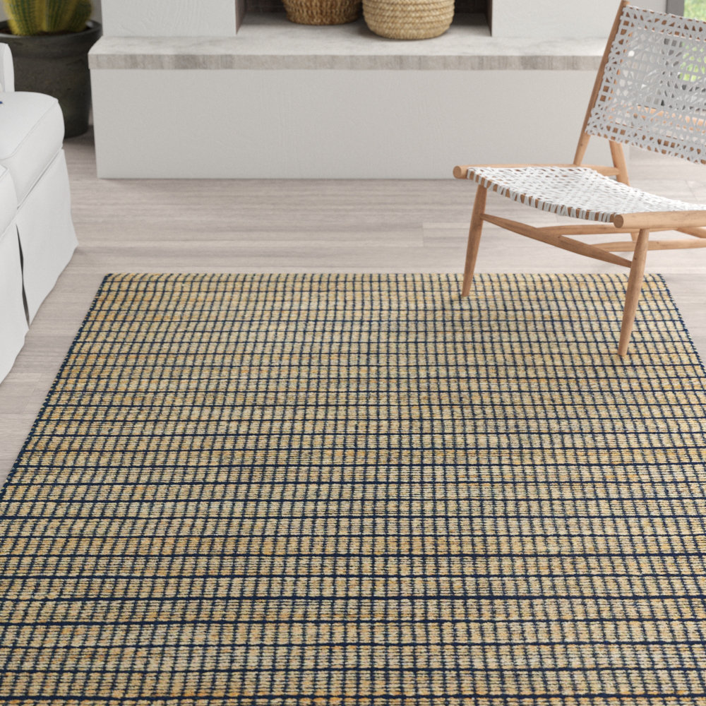 Strongylos Handwoven Indigo Rug
