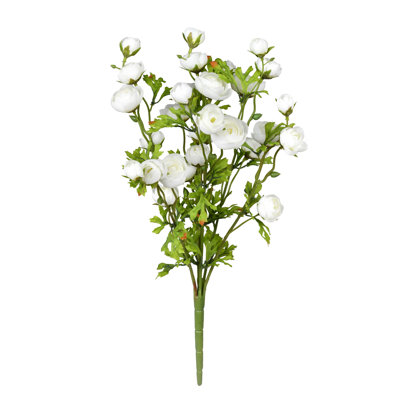 Buisson de renoncule artificiel 18 po