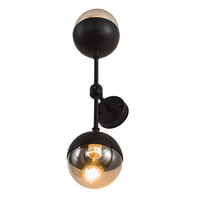 Bola Deux Steel Armed Sconce