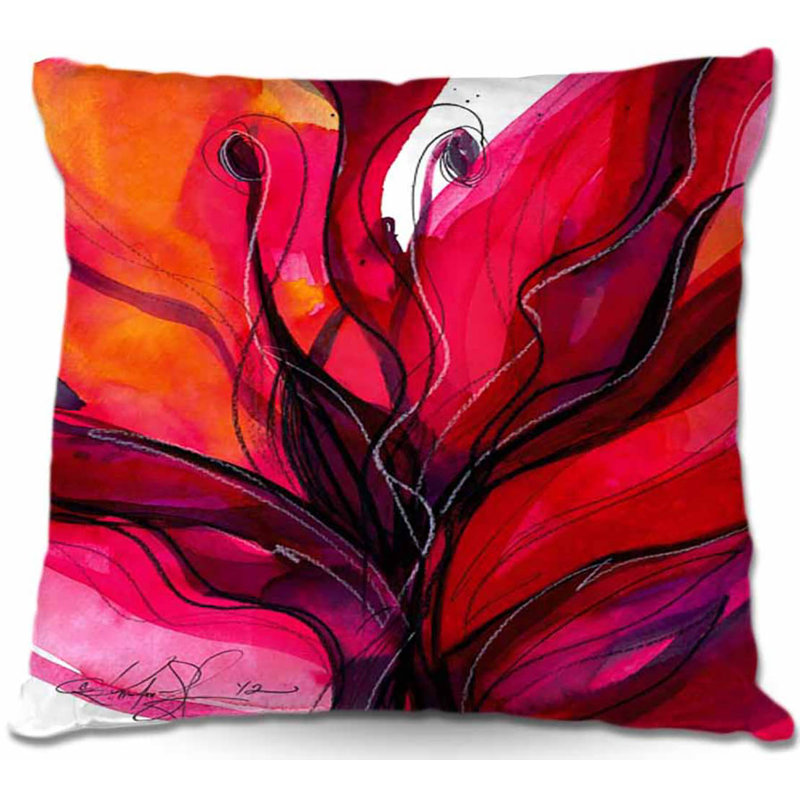  Coussin Couch Soul Flower, 16 po x 1 po