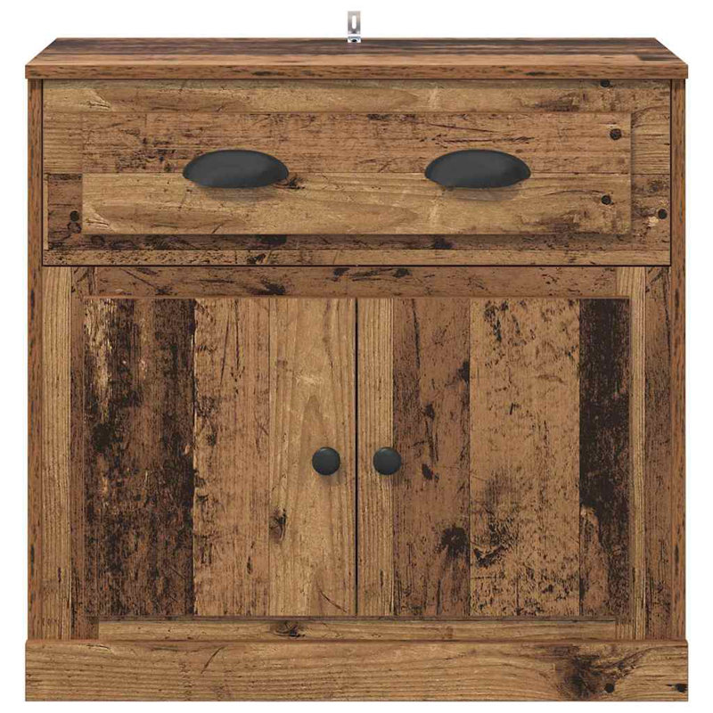 Highboard Accent Chest, Old Wood